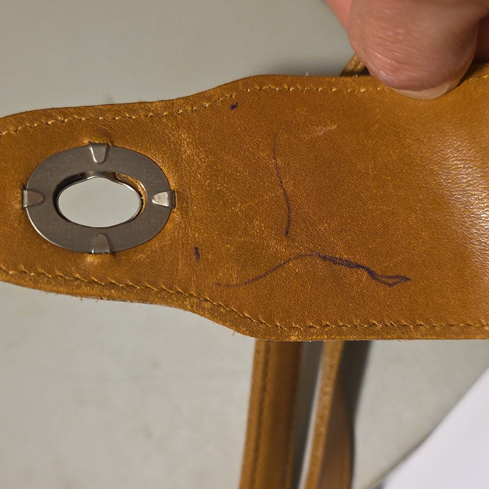 Coach Vintage Weston Bag 9021 RARE Camel Nickel Hardware - Picture 5 of 7